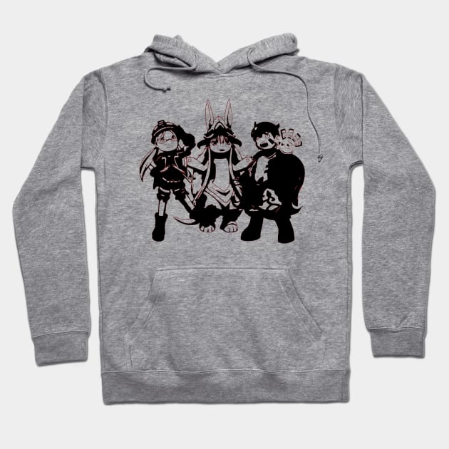 Made in Abyss Nanachi Riko and Reg Hoodie by OtakuPapercraft